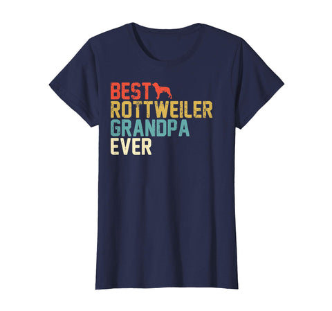 Best ROTTWEILER Grandpa Ever Retro Shirt, Grandpa Gifts