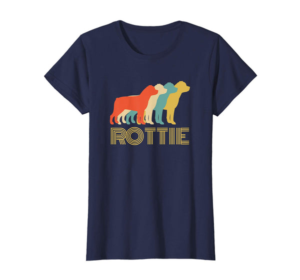 Rottie Rottweiler Dog Breed Lovers Vintage Look Silhouette T-Shirt