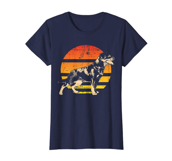 Retro Rottweiler T-Shirt Men Women Kids Gift