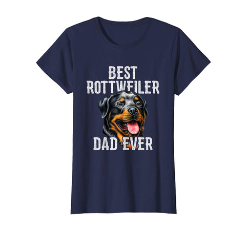 Fathers Day T-Shirt. BEST ROTTWEILER DAD EVER