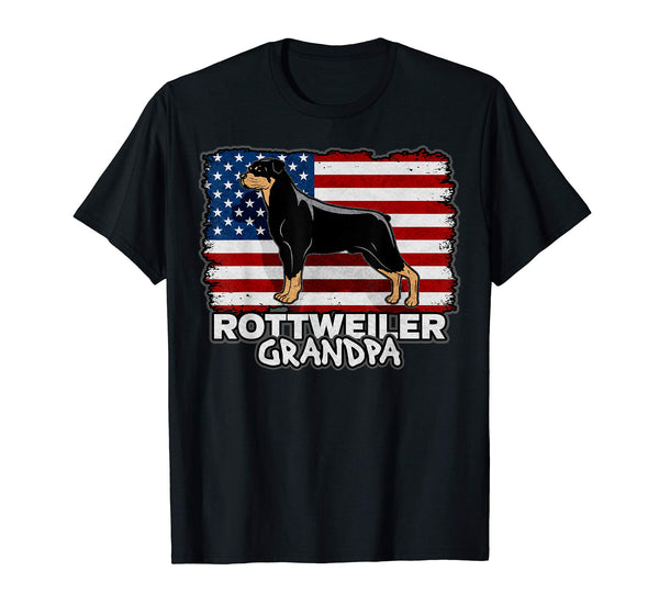 Mens Rottweiler Grandpa T-shirt