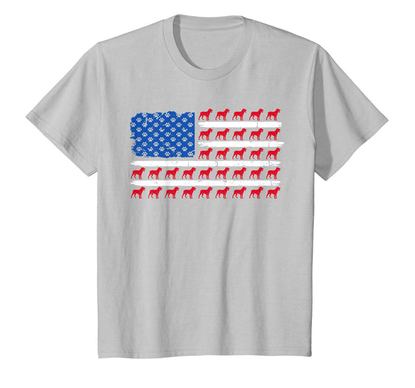 Patriotic American Flag ROTTWEILER Dog lovers gift T-Shirt