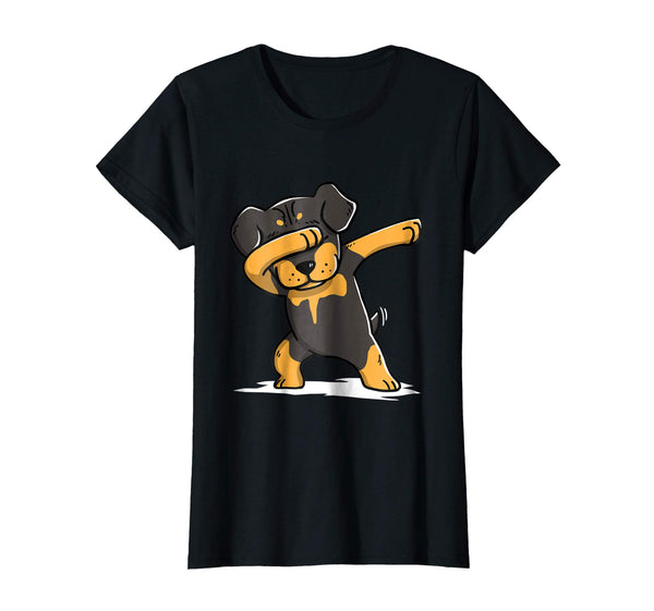Rottweiler Cute Dabbing T-Shirt Funny Dab Dance Gift Shirt