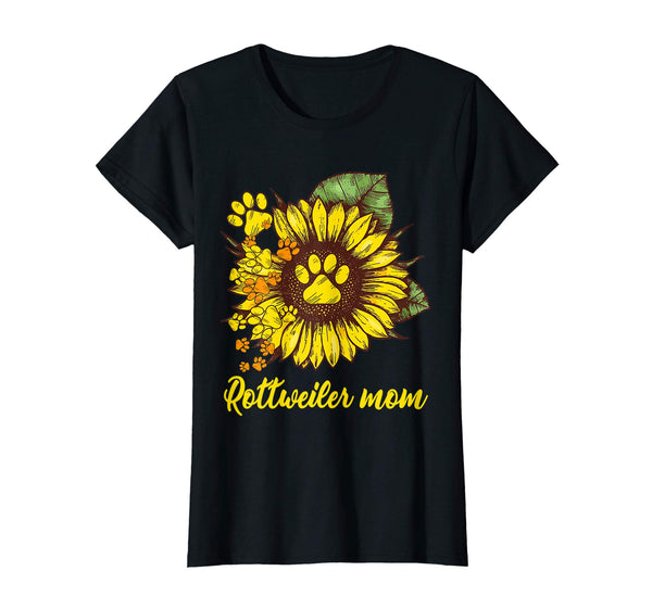 PAWS LOVE ROTTWEILER MOM SHIRT