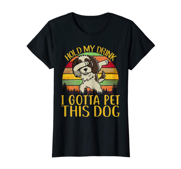 Funny Dabbing Shih Tzu Dog Mom Dad T-shirt Men Women Gifts