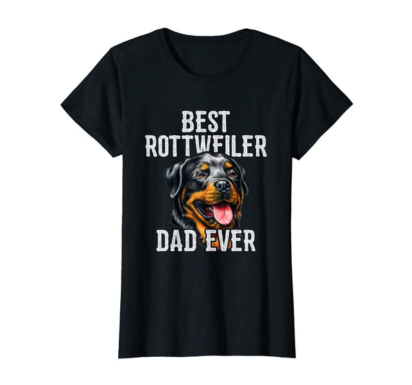 Fathers Day T-Shirt. BEST ROTTWEILER DAD EVER