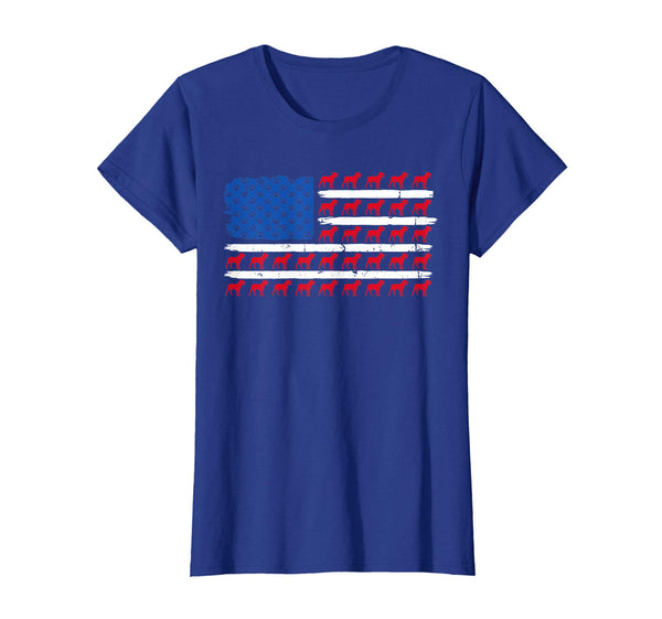 Patriotic American Flag ROTTWEILER Dog lovers gift T-Shirt