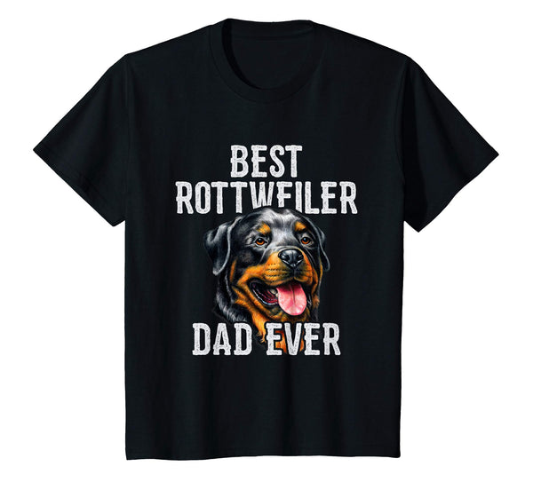 Fathers Day T-Shirt. BEST ROTTWEILER DAD EVER