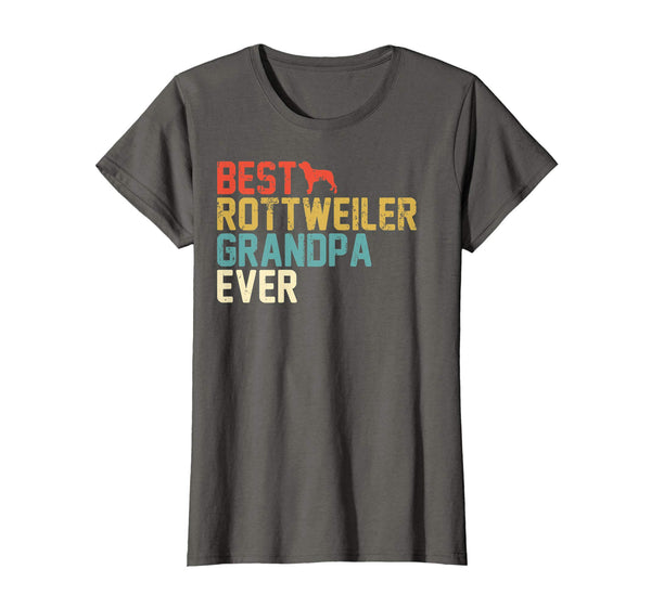 Best ROTTWEILER Grandpa Ever Retro Shirt, Grandpa Gifts