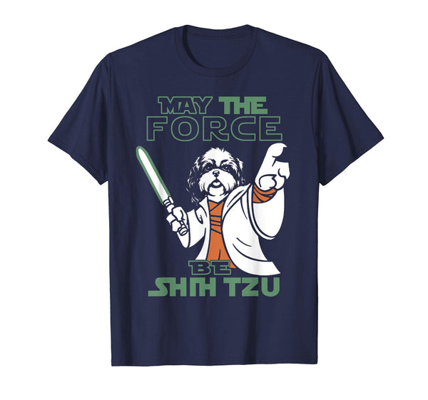 may the force be shih tzu tshirt