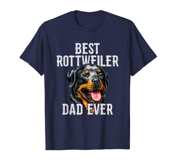 Fathers Day T-Shirt. BEST ROTTWEILER DAD EVER