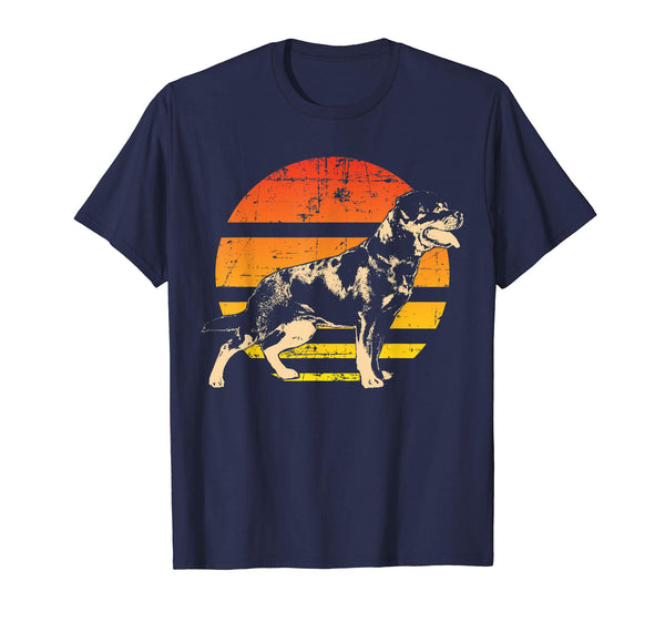 Retro Rottweiler T-Shirt Men Women Kids Gift