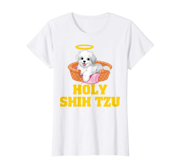 Holy Shih Tzu T Shirt Funny Dog Shitzu Shirts Gift