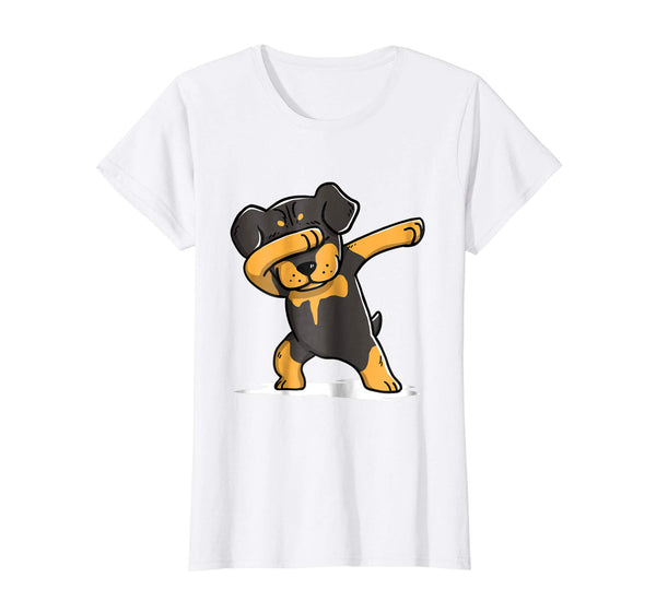 Rottweiler Cute Dabbing T-Shirt Funny Dab Dance Gift Shirt