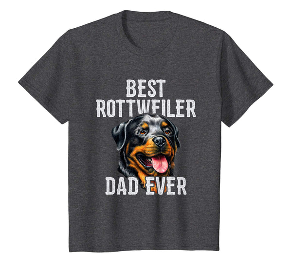 Fathers Day T-Shirt. BEST ROTTWEILER DAD EVER