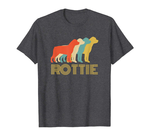 Rottie Rottweiler Dog Breed Lovers Vintage Look Silhouette T-Shirt