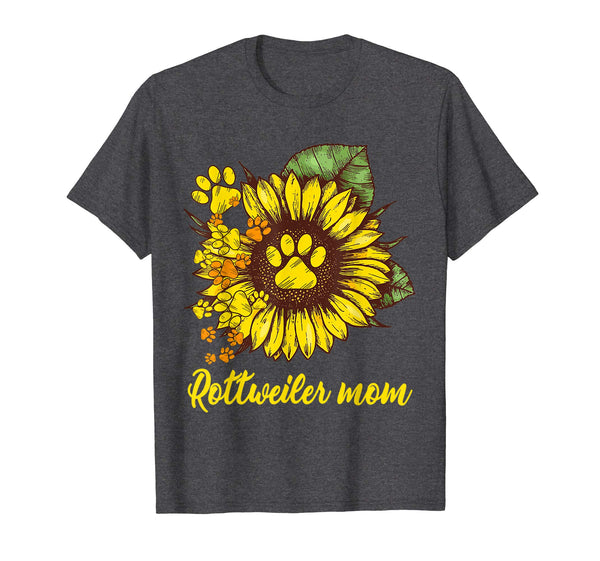 PAWS LOVE ROTTWEILER MOM SHIRT