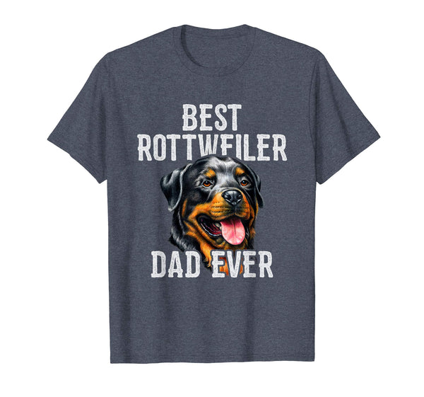 Fathers Day T-Shirt. BEST ROTTWEILER DAD EVER