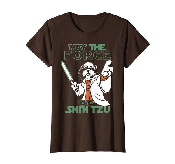 may the force be shih tzu tshirt