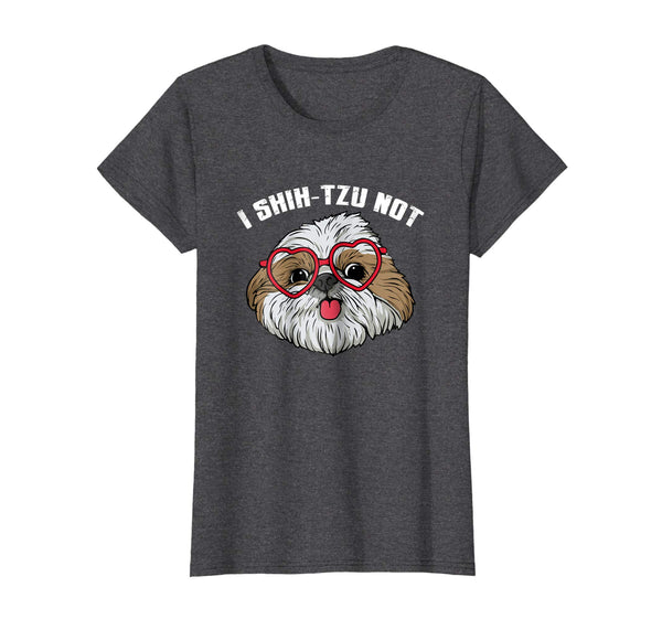 Funny I Shih-Tzu-Not t-shirt Graphic Dog Mommy Pet Dogs Girl