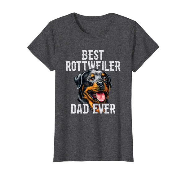 Fathers Day T-Shirt. BEST ROTTWEILER DAD EVER