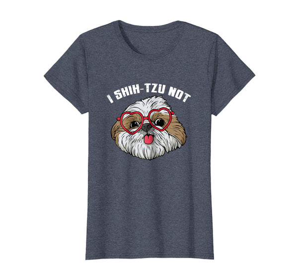 Funny I Shih-Tzu-Not t-shirt Graphic Dog Mommy Pet Dogs Girl