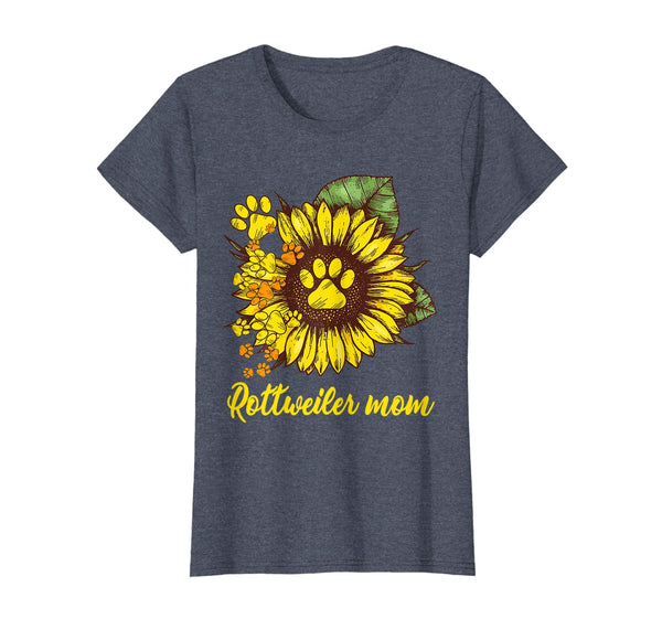 PAWS LOVE ROTTWEILER MOM SHIRT