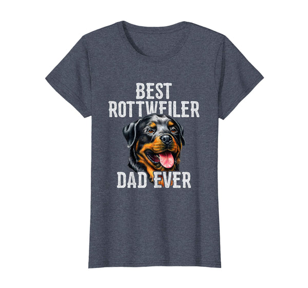 Fathers Day T-Shirt. BEST ROTTWEILER DAD EVER