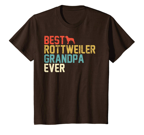 Best ROTTWEILER Grandpa Ever Retro Shirt, Grandpa Gifts
