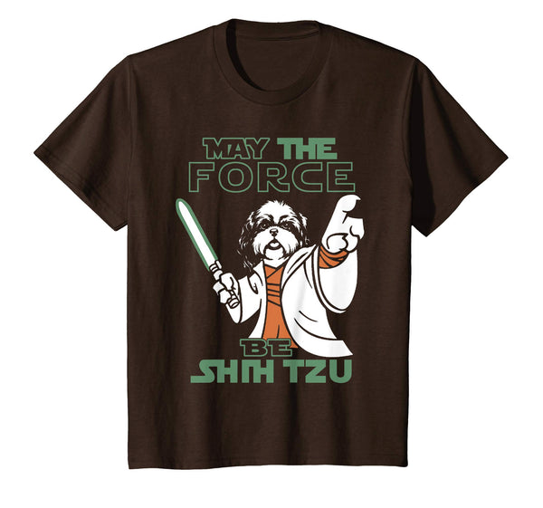 may the force be shih tzu tshirt