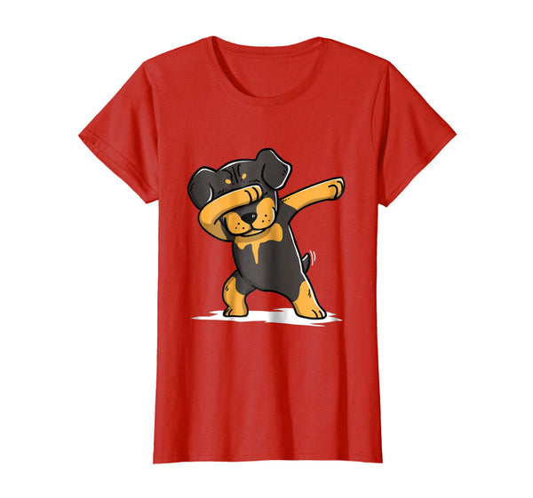 Rottweiler Cute Dabbing T-Shirt Funny Dab Dance Gift Shirt