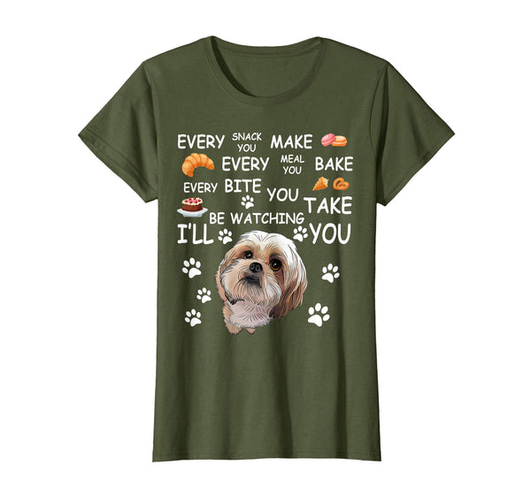 Every snack you make every meal you bake Shih Tzu Tshirt