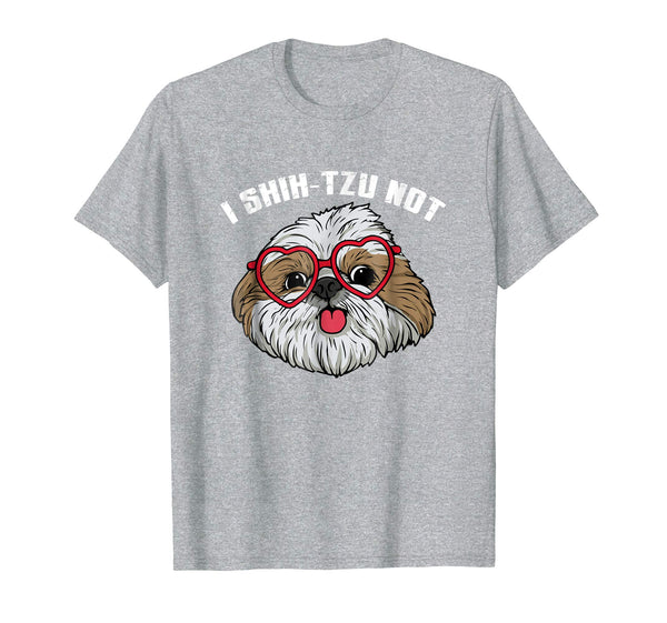Funny I Shih-Tzu-Not t-shirt Graphic Dog Mommy Pet Dogs Girl